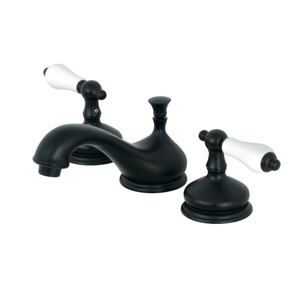 KS1160PL 8" Widespread Bathroom Faucet, Matte Black